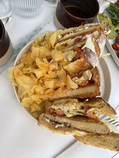 Club tofu sandwich   at Avit in Athens