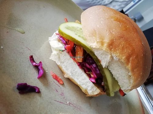 Seitan open roll at Tibo in Glasgow