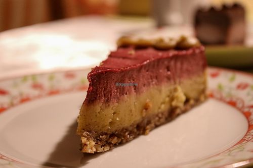 raspberry cheesecake at Ćao Šećeru in Belgrade