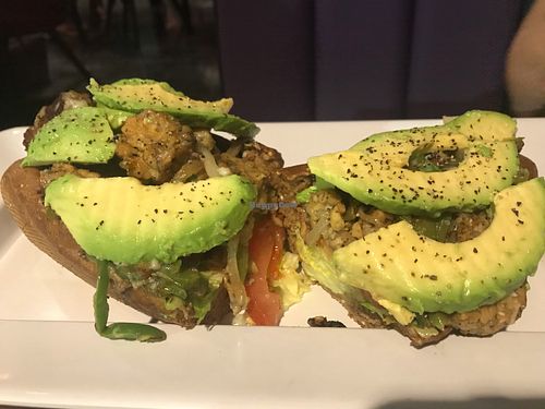 Tempeh hoagie with added avocado at Mellow Mushroom in Fort Myers