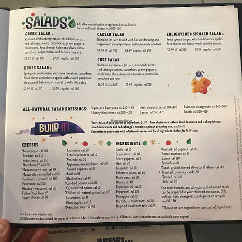 Salads at Mellow Mushroom in Fort Myers