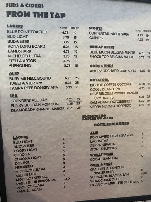 Beer & wine at Mellow Mushroom in Fort Myers