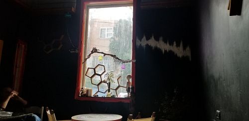 Inside at Rabbit Hole in Haifa