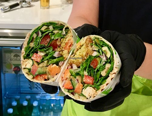 Autumn vegan special Funky Falafal at Urban Salad in Rotterdam