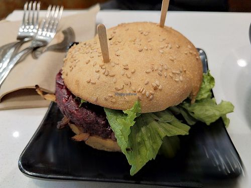 Copper burger at Copper Branch in Markham