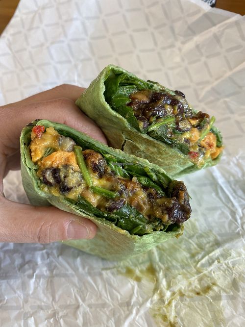 Chrissy vegan  at Viv's Kitchen in Orleans