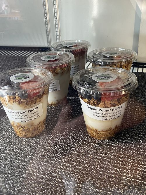Vegan yogurt parfait  at Viv's Kitchen in Orleans