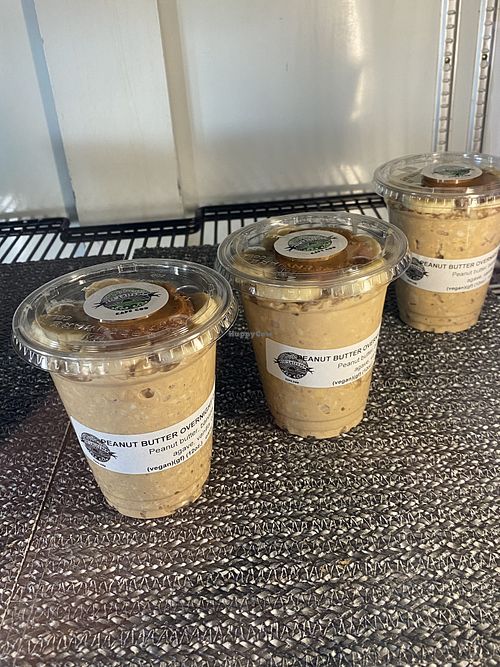Vegan overnight oats  at Viv's Kitchen in Orleans