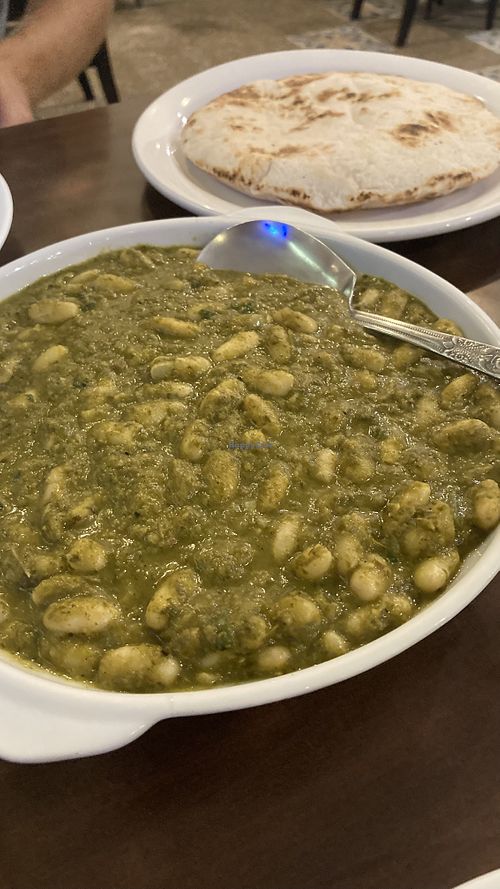 Spinach and bean curry, lush!  at Persian Palate - Mango Square in Cebu