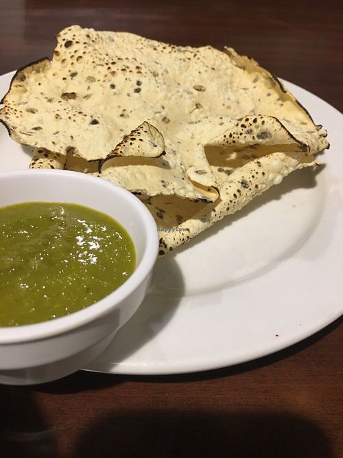 Papadam Toasted at Persian Palate - Mango Square in Cebu