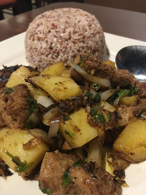 Veggie Adobo at Persian Palate - Mango Square in Cebu
