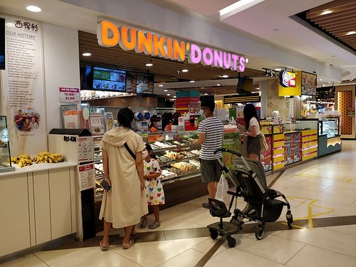 Shop front at Dunkin' - JCube in West Singapore