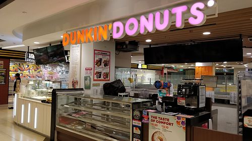 Shop front at Dunkin' - JCube in West Singapore