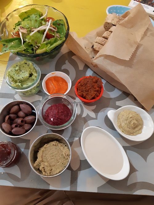 Dip meal at A Feya Ksuma in Petah Tikva