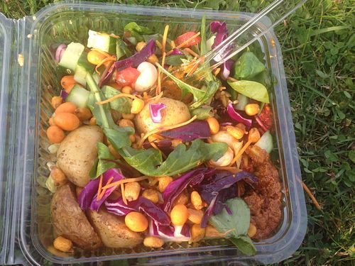 salad at Din Vitamin in Aalborg