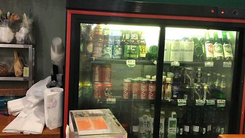 Beer selection at Pizza Street - Putuo District in Shanghai