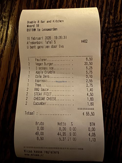   at Double B in Leeuwarden