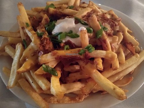 Bacon cheese fries at Arles and Boggs  in Wallingford