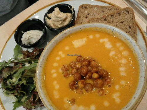 carrot soup at Sync-Ok in Deventer