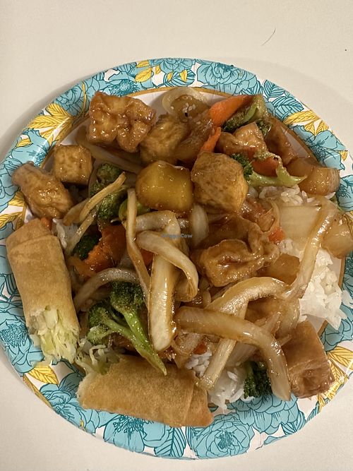 Teriyaki w/tofu  at Taste of Thai in East Lansing