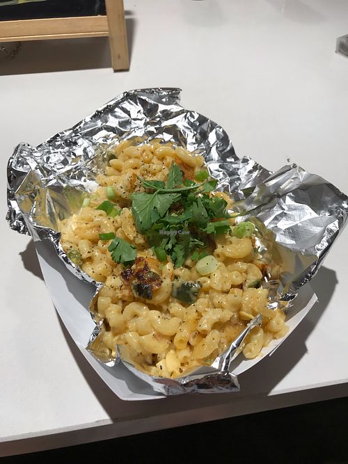 Vegan mac n cheese at Veganish in New Orleans