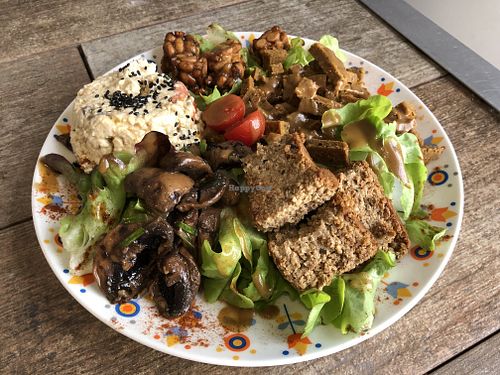 Salade De Cobane which was varied and interesting. at La Cabane en Ville in Aix-en-provence