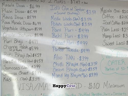 The menu at NS Food and Gifts in Tampa