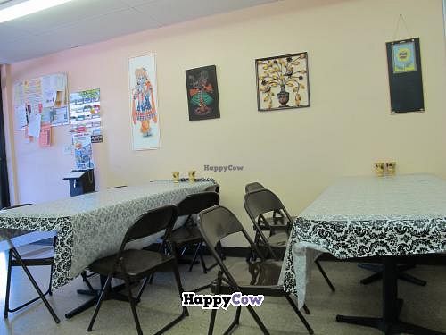 The restaurant - bright, clean, simple. at NS Food and Gifts in Tampa