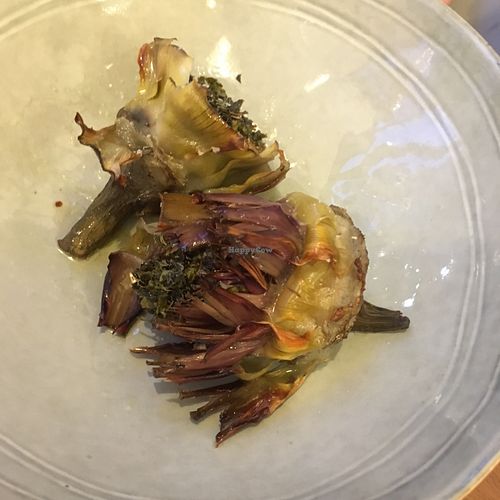 Artichokes at Lotus & Cactus in Paris