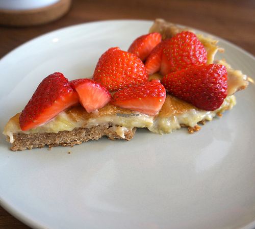 Rhubarb/Strawberry Tart at Lotus & Cactus in Paris