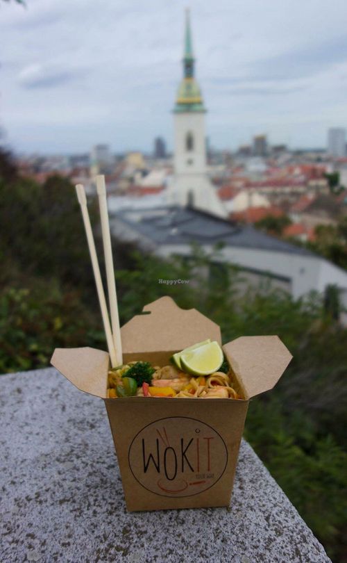 Wokit noodels at Wokit in Bratislava