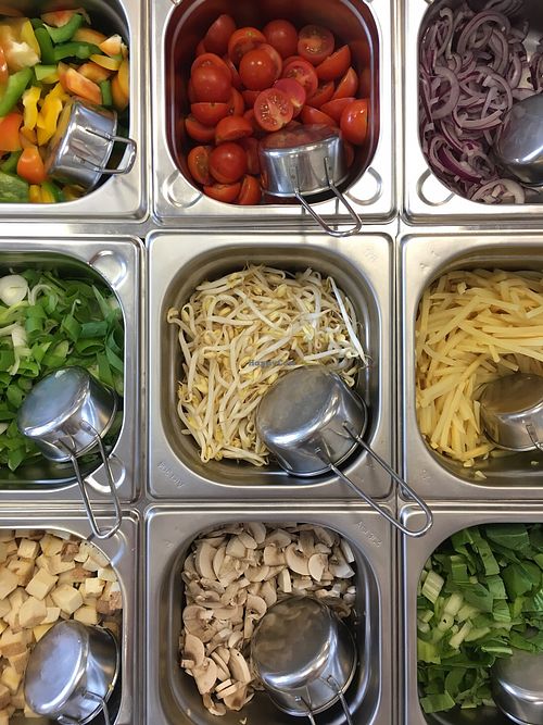 Wokit ingredients at Wokit in Bratislava