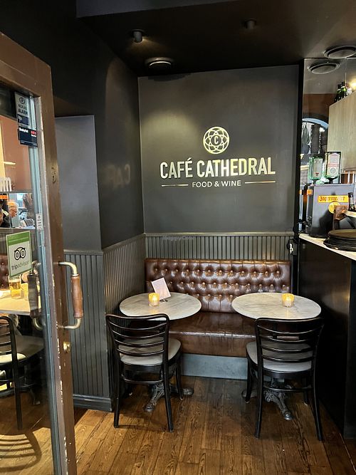   at Café Cathedral in Oslo