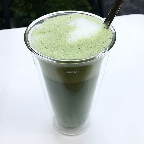 Iced Matcha Latte  at Macha-Macha in Berlin