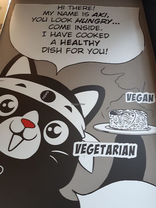 Poster at the door at Okoz in Antwerpen