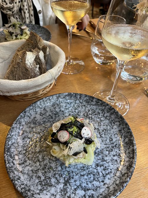Fennel salad over rice (a favourite!)   at Laska in Lyon