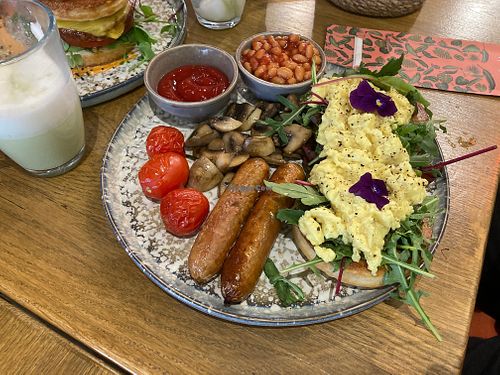 English breakfast at Mr. Stacks in Amsterdam