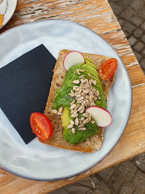Avocado toast at Tropical Soul in Gran Canaria