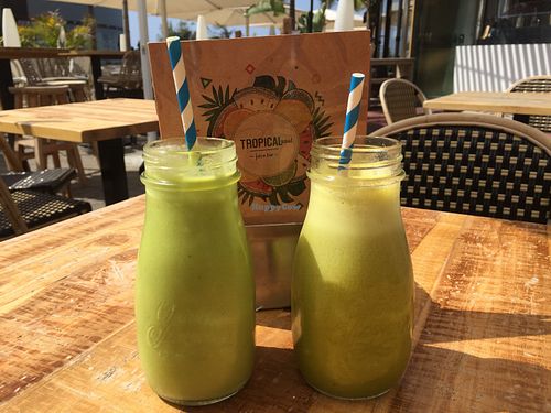 Smoothies at Tropical Soul in Gran Canaria