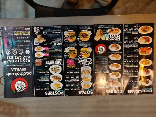 Menu 1 at Padthaiwok in Sevilla