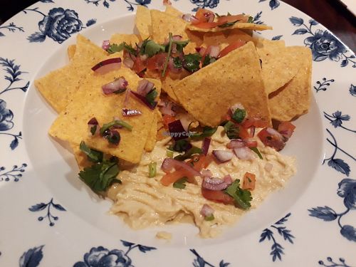 Hummus and chips at Sir Julian Huxley in Selsdon