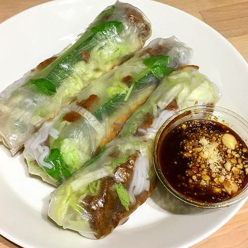 Summer rolls at VG Wok in Helsinki