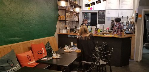 Inside at Beanuts - Pop Up in London