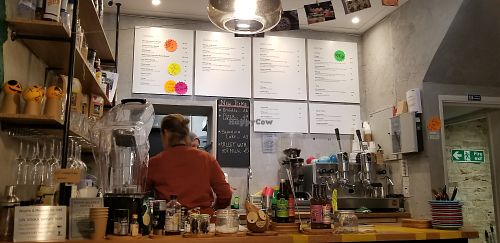 Counter at Beanuts - Pop Up in London