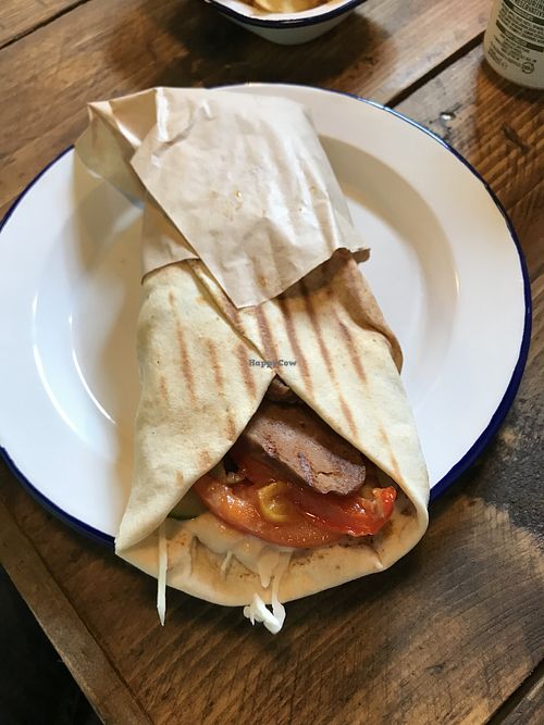 Karma Chamelon seitan kebab at Karma Kebab in Edinburgh