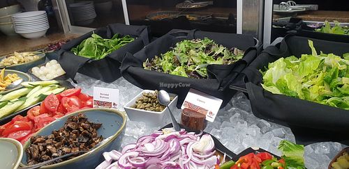 Salad bar at Bough House Restaurant in Yulara