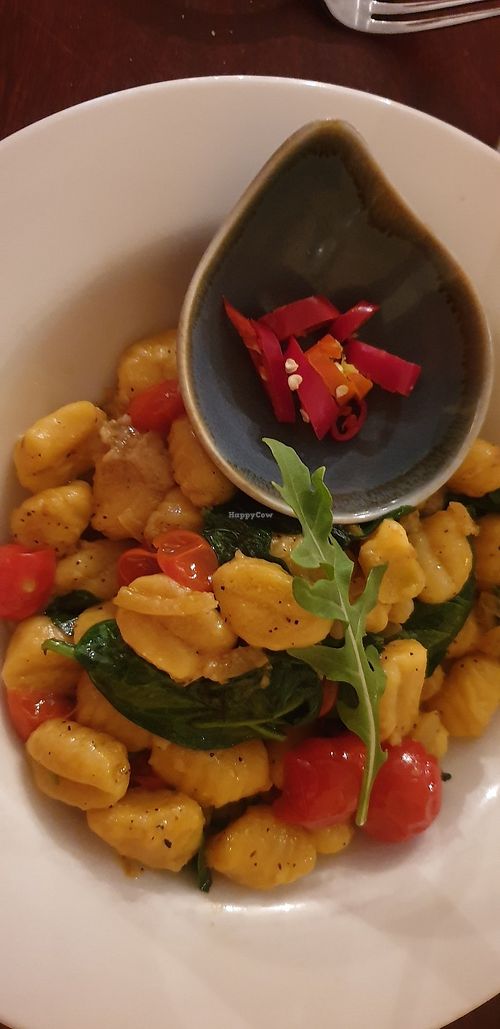 Gnocchi at Bough House Restaurant in Yulara