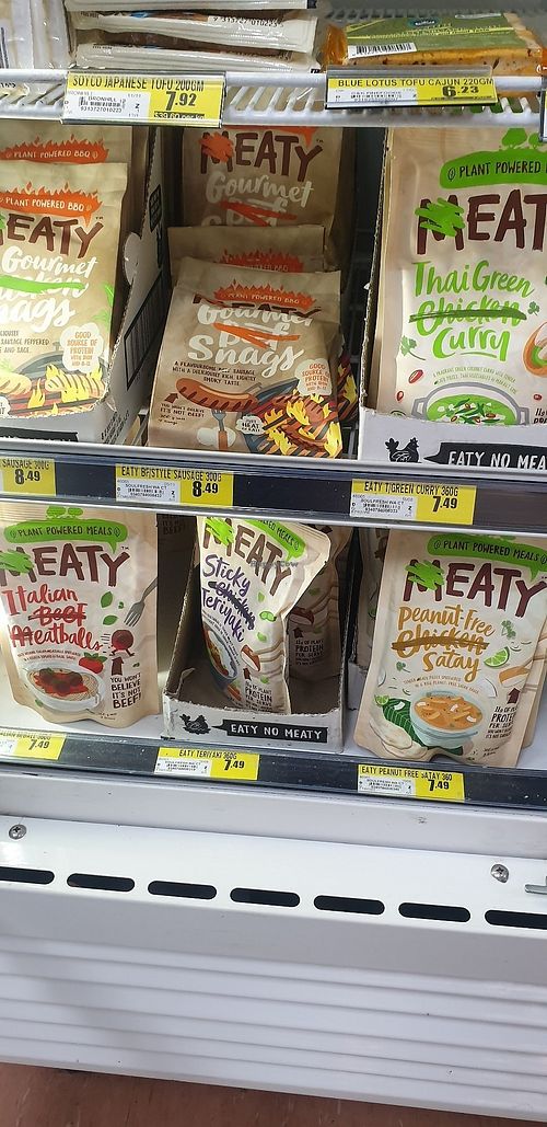 Fridge section at IGA in Yulara