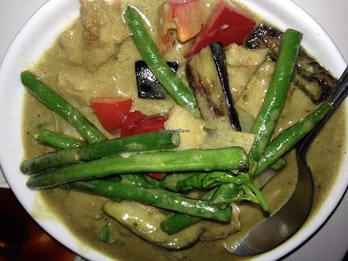Thai green chicken style curry at Zen Buddha in North West London