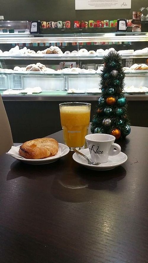 Breakfast  at Alice Pasticceria in Cagliari